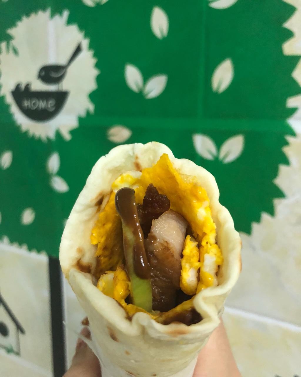 卷饼刷酱