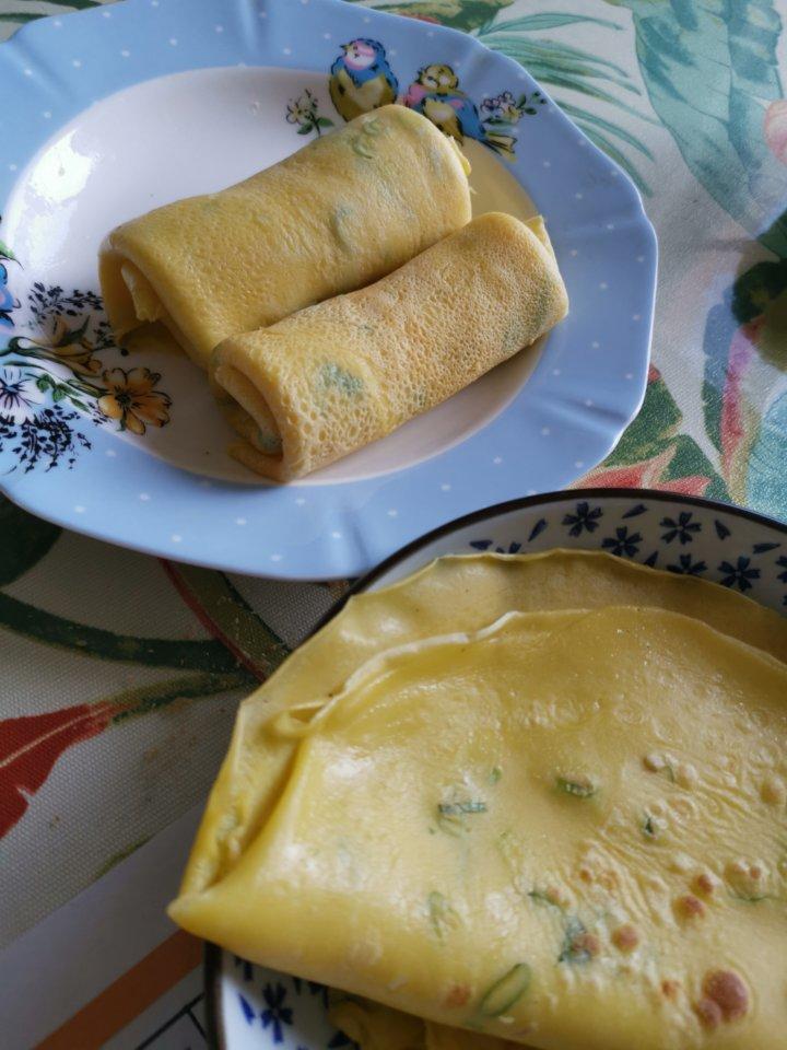 快速早餐鸡蛋葱花饼
