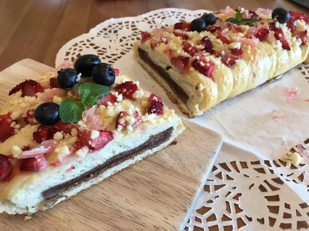 可可蛋糕夹心面包❗一口感受两种甜蜜