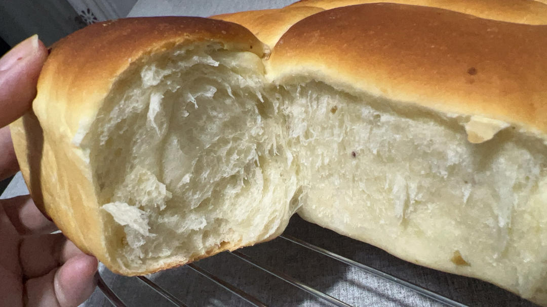 纯奶手撕吐司的做法 步骤1