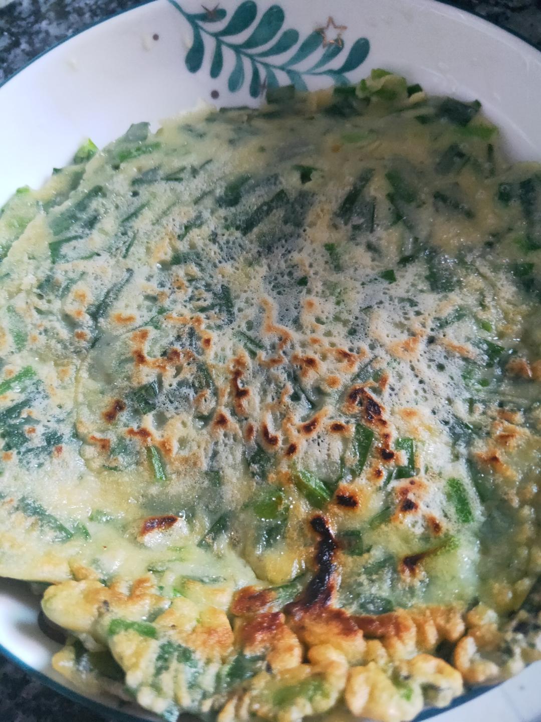 韭菜糯米饼