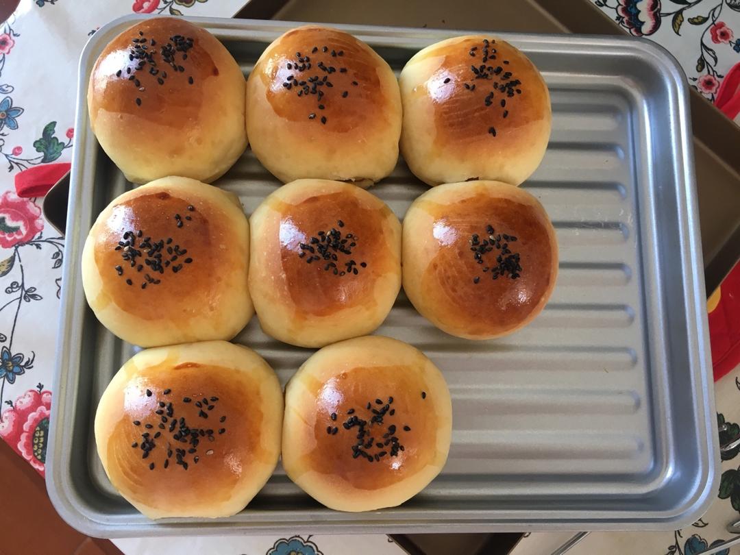 奶黄小餐包-一次发酵超好吃（附快手奶黄馅制作方法）