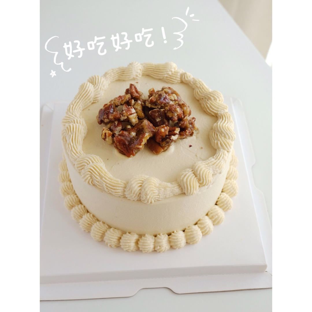 绝配焦糖咖啡奶油蛋糕（6寸）