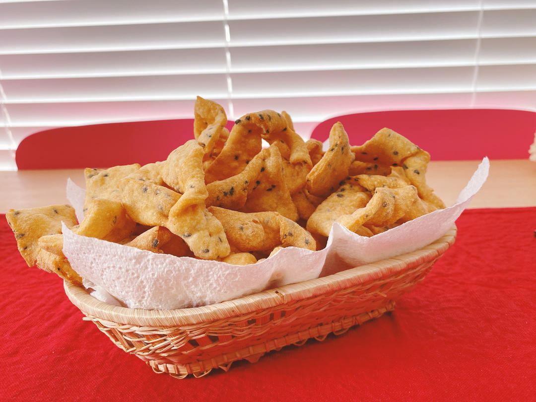 过年小食炸小果（焦叶）