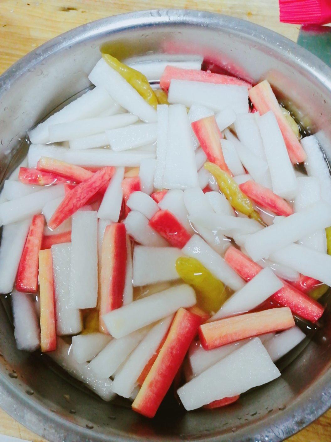 泡椒🌶️腌萝卜条
