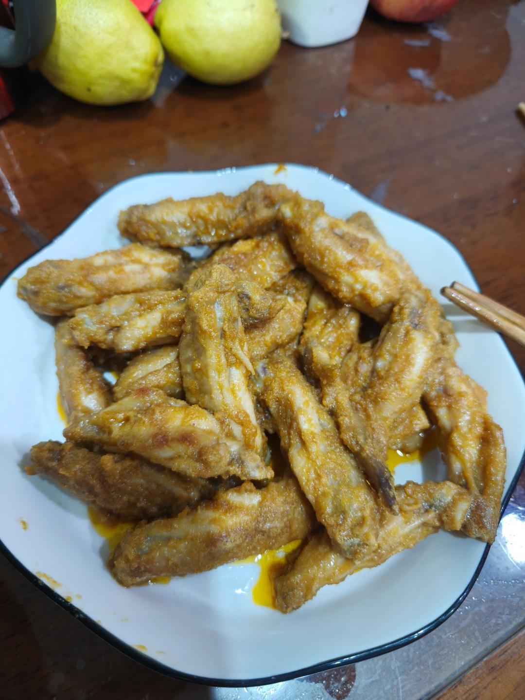 大人小孩都爱的咸蛋黄焗鸡翅