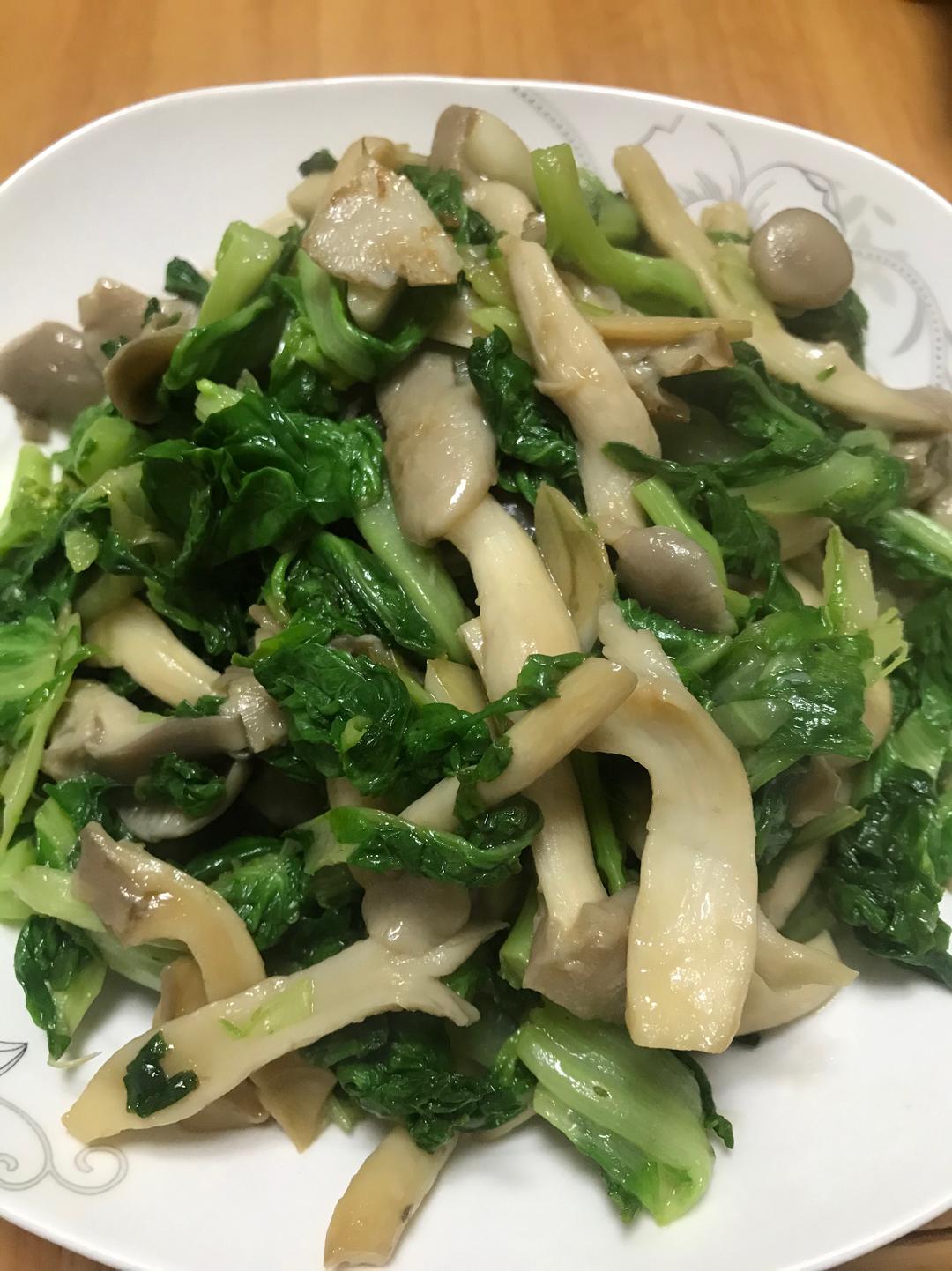 妈妈做的菜之菊花心炒蘑菇