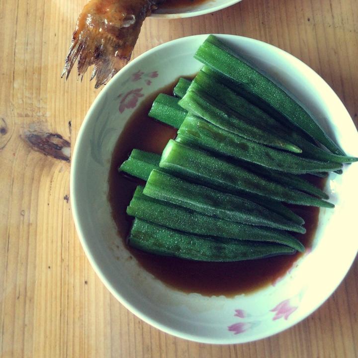 凉拌秋葵