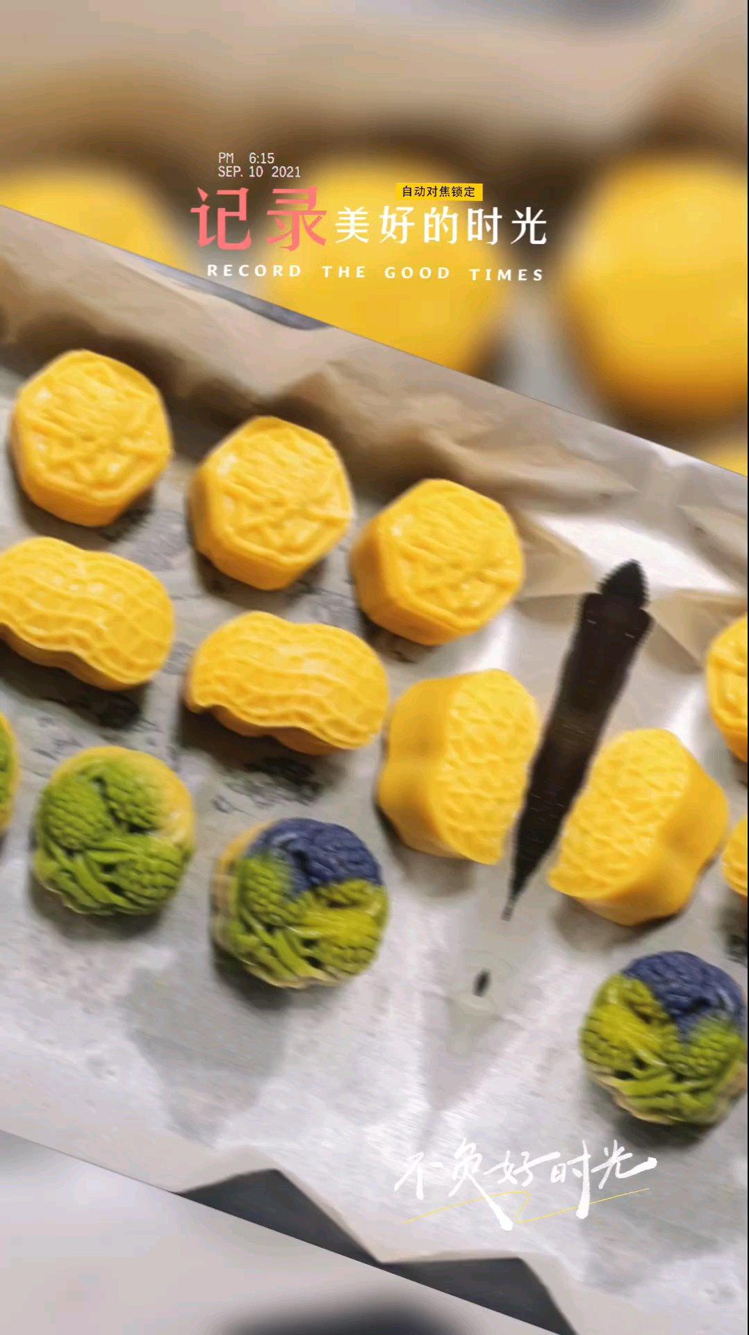 50克彩色广式月饼‼️超详细视频教程