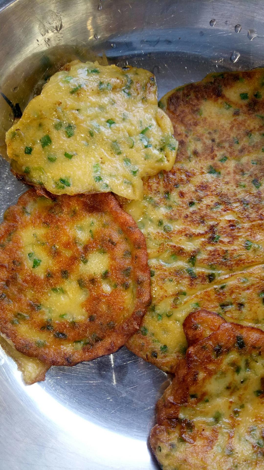 糯米粉版鸡蛋摊饼