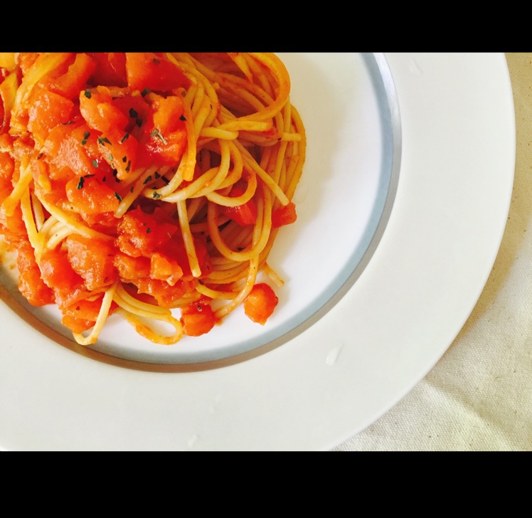蒜香番茄意面