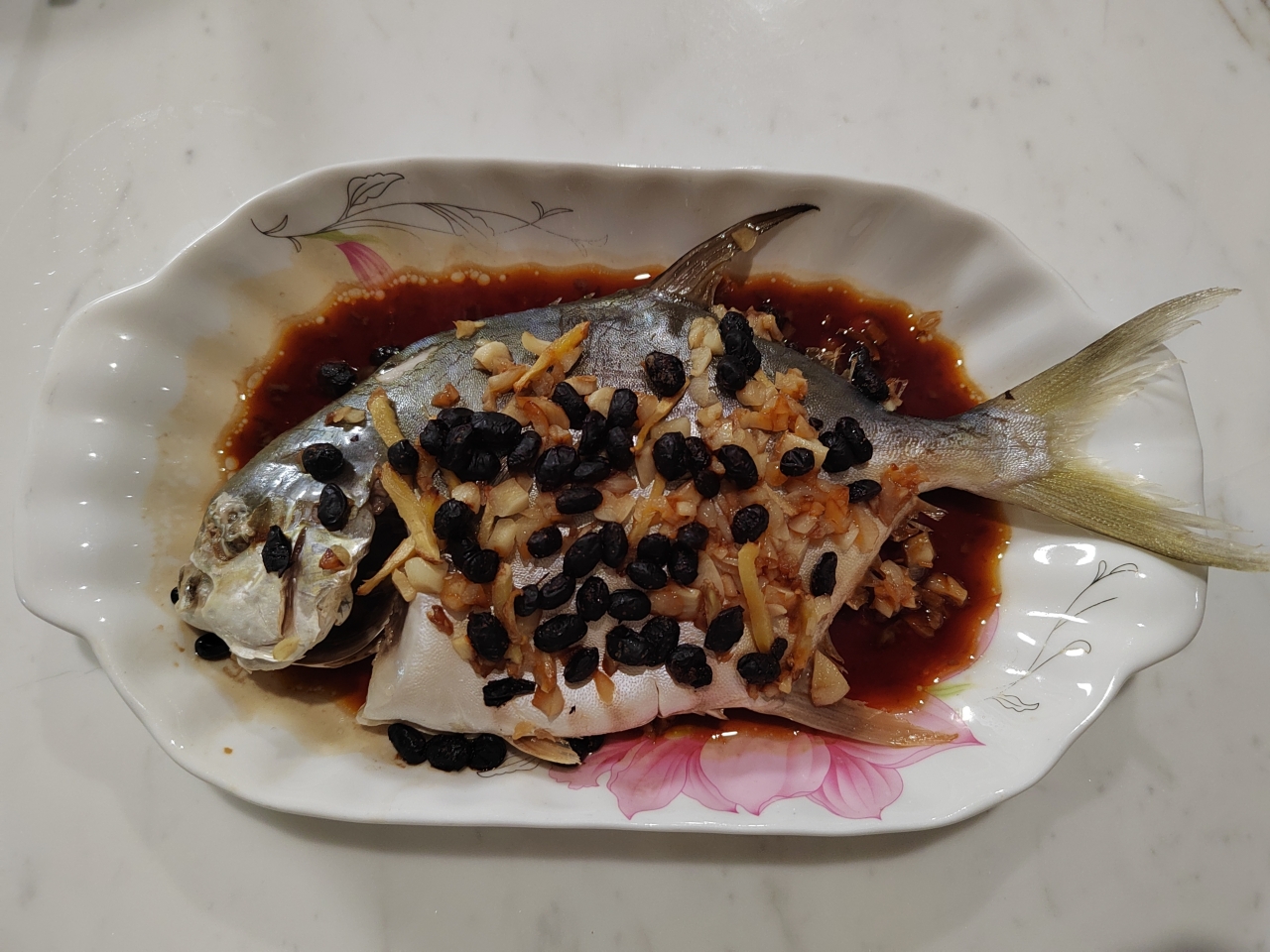 清蒸金鲳鱼的做法