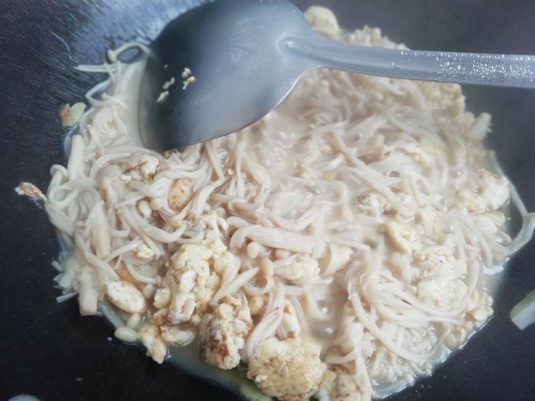 金针菇炒蛋