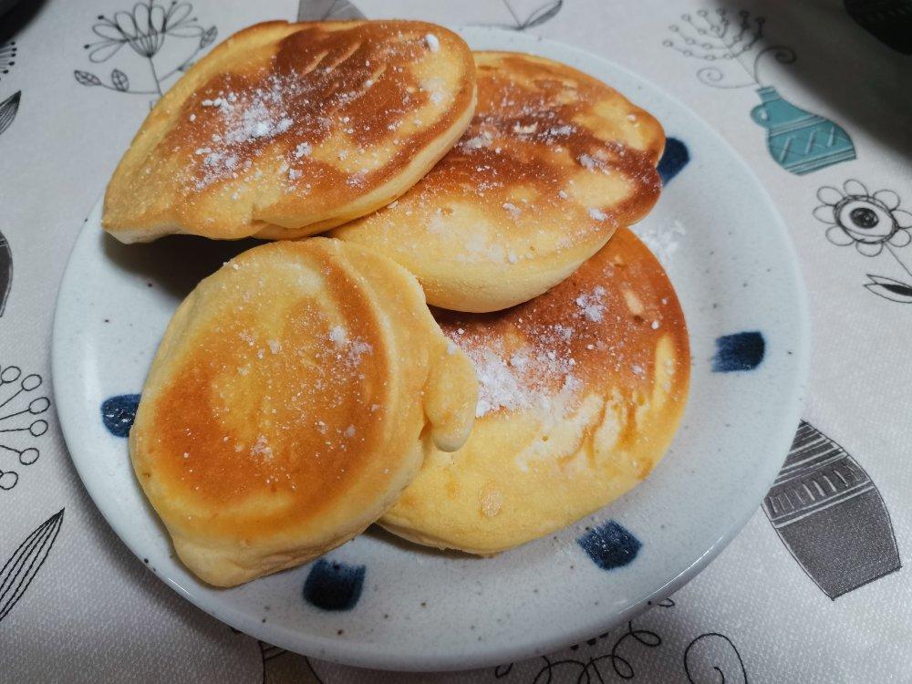 平底锅做的舒芙蕾松饼