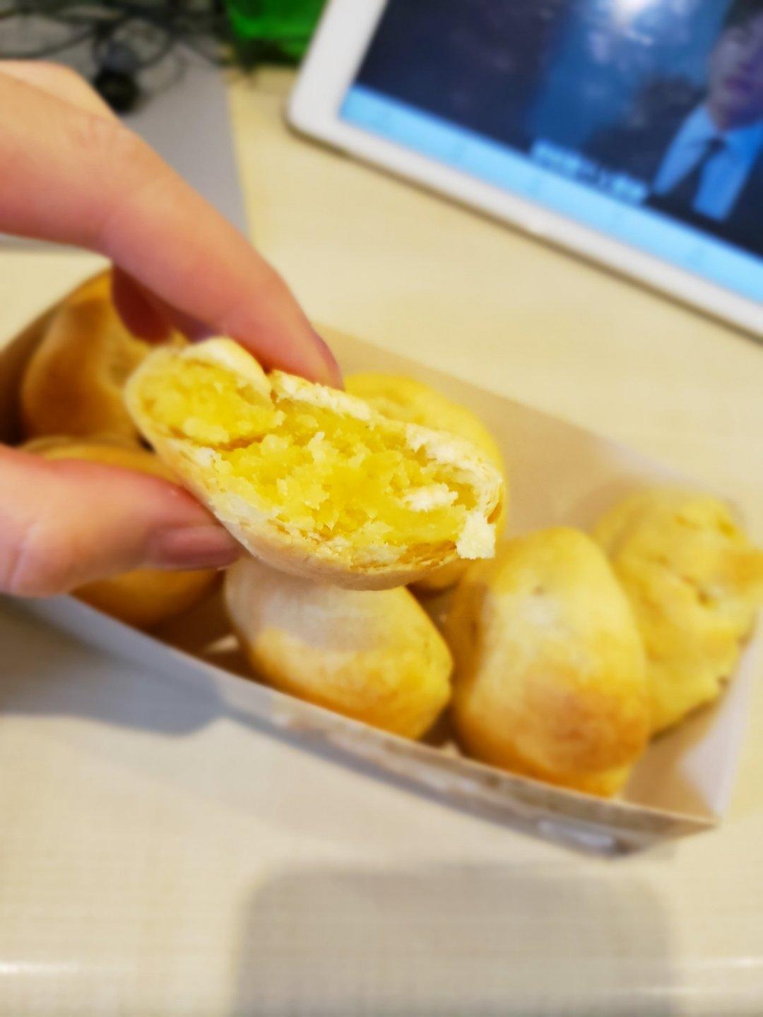 酥皮绿豆饼   酥得掉渣渣