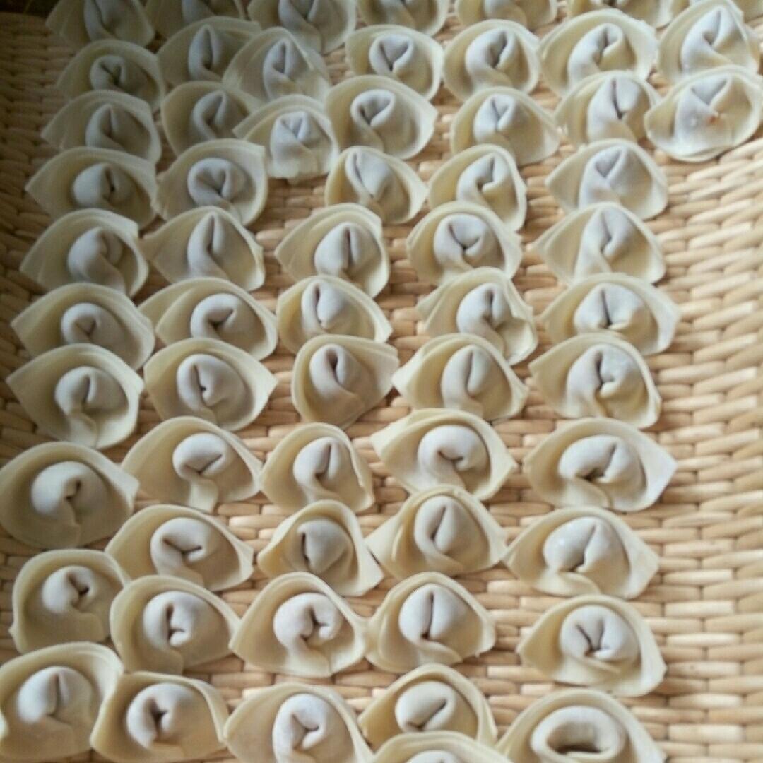 元宝馄饨的包法
