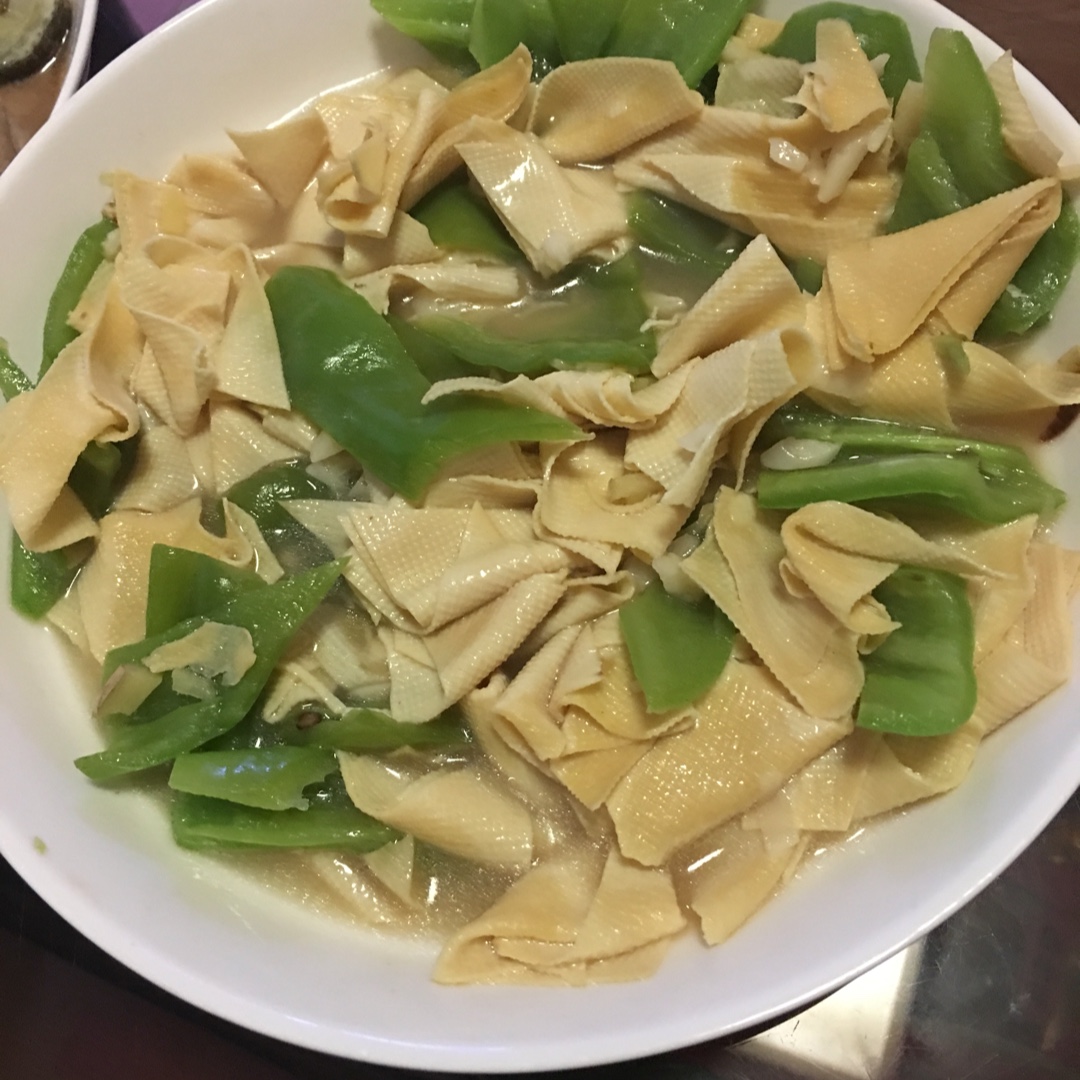 东北尖椒干豆腐