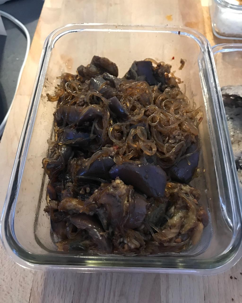 肉末茄子粉丝煲