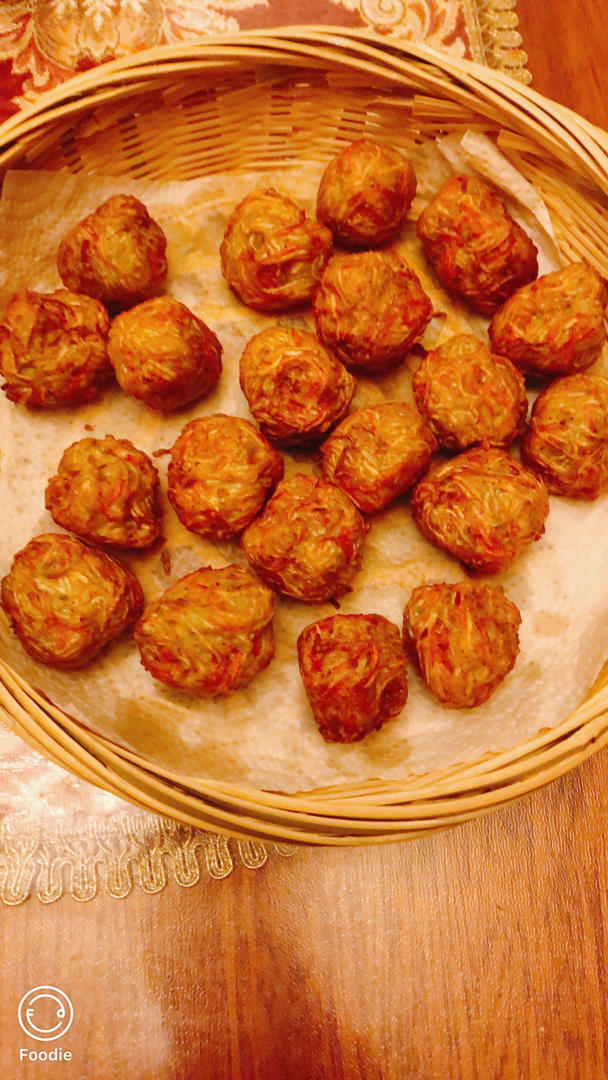 春节走油－炸萝卜丝丸子