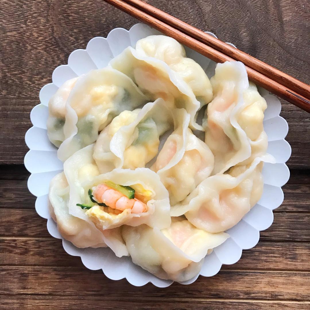 黄瓜鲜虾鸡蛋饺