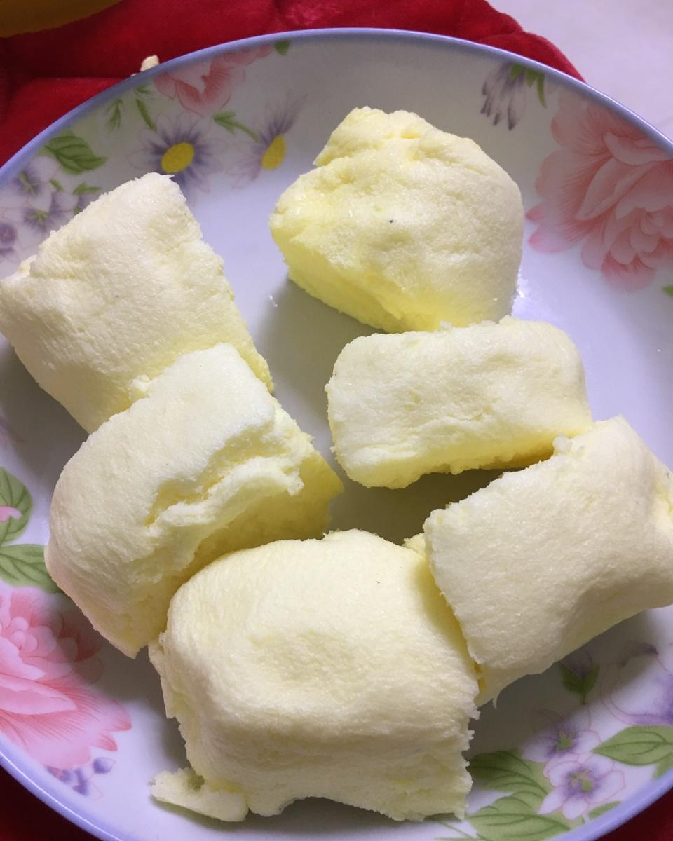 蒸酸奶蛋糕（无油无烤箱