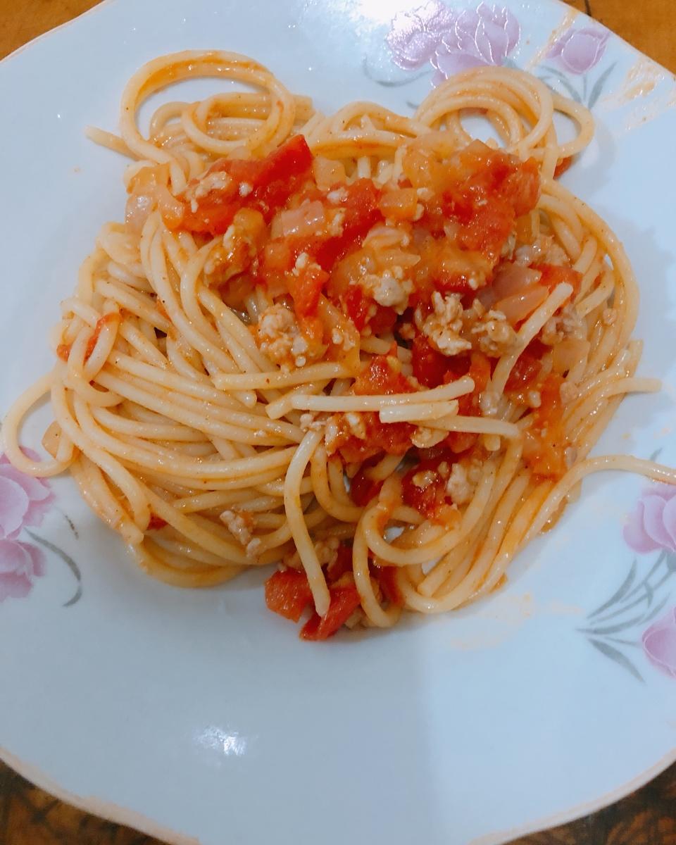 番茄肉酱意大利面