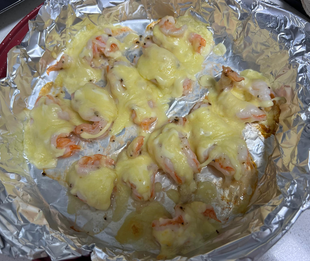 芝士沙拉酱焗大虾