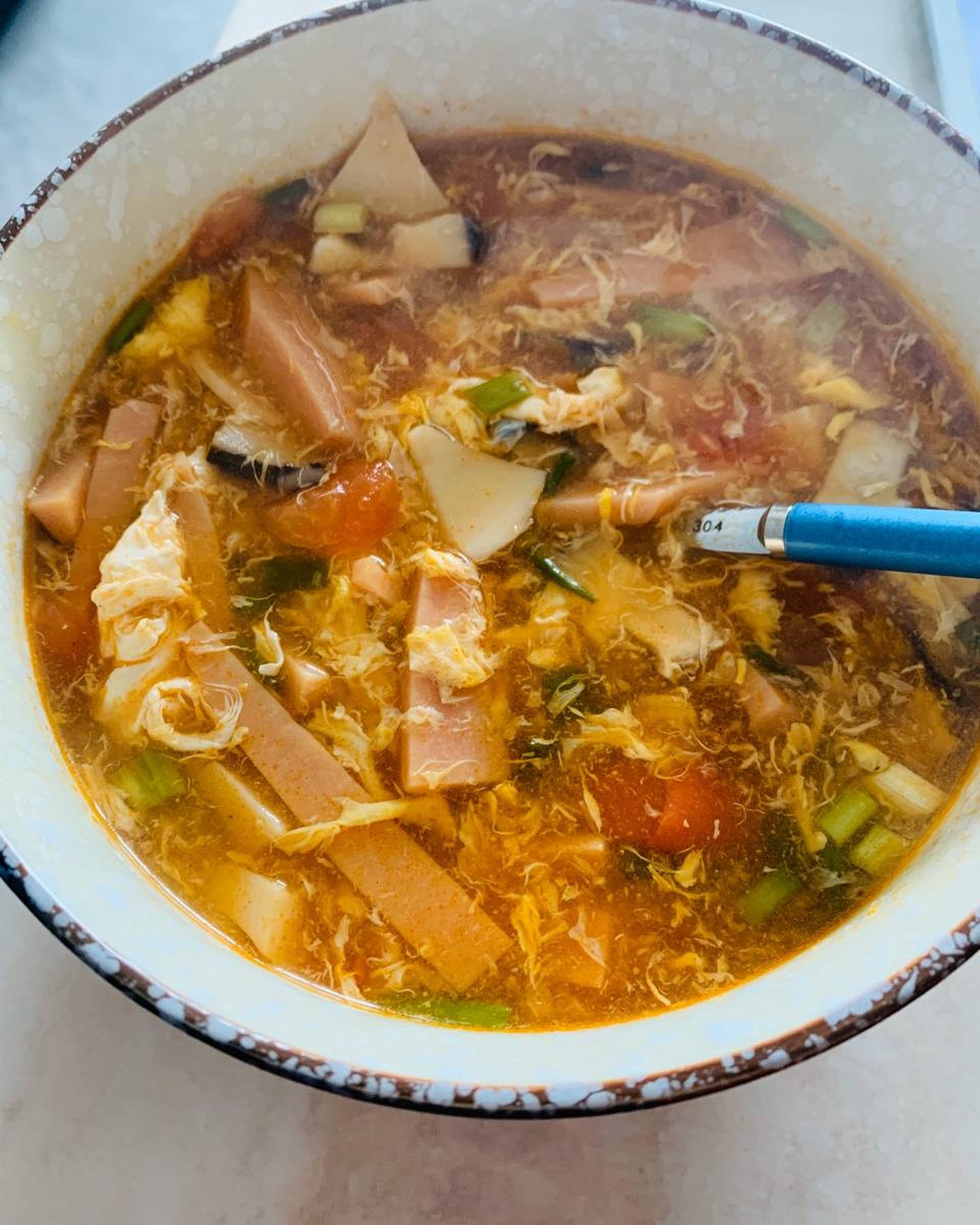 超级开胃的酸辣汤❗️10分钟搞定