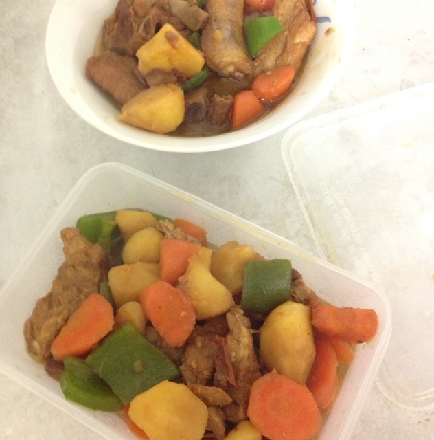 土豆炖排骨