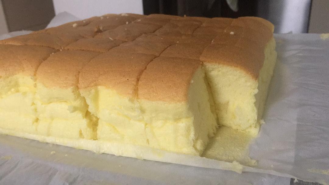 古早味蛋糕....烫面水浴法