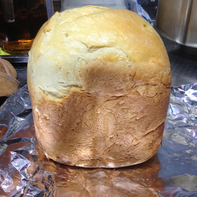 超级好吃的原味面包（面包机版）