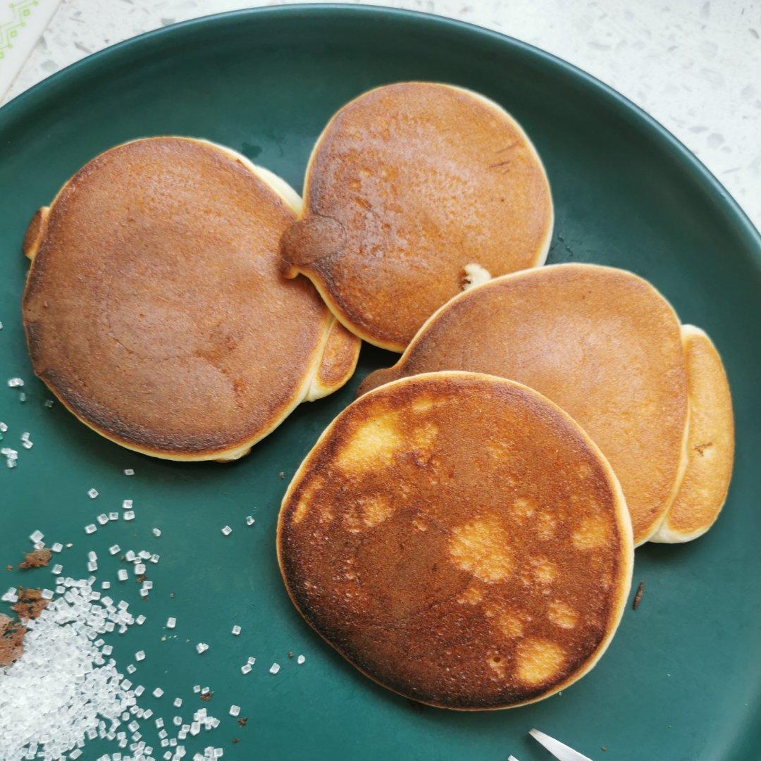 莹zero做的无油版平底锅舒芙蕾松饼