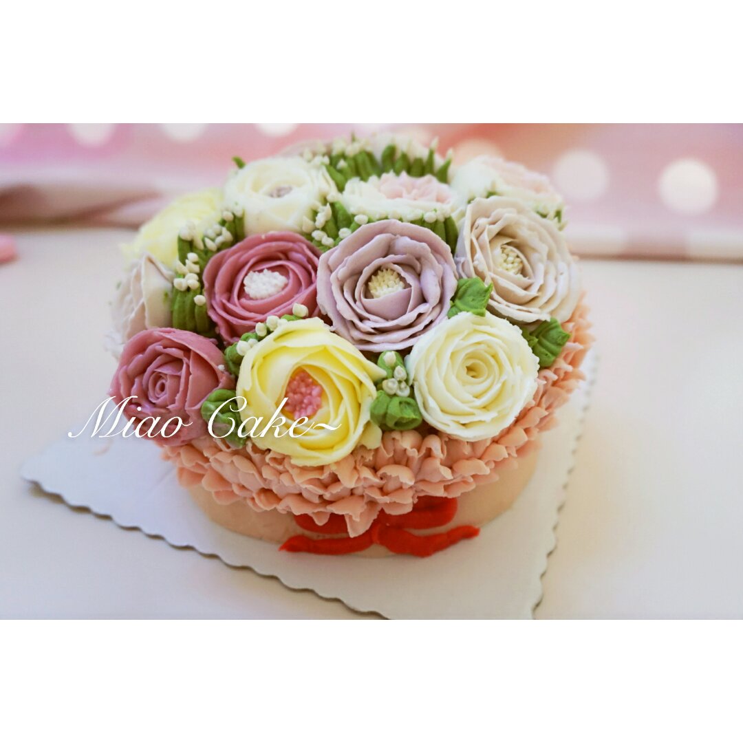 小麦子自创韩式裱花奶酪霜