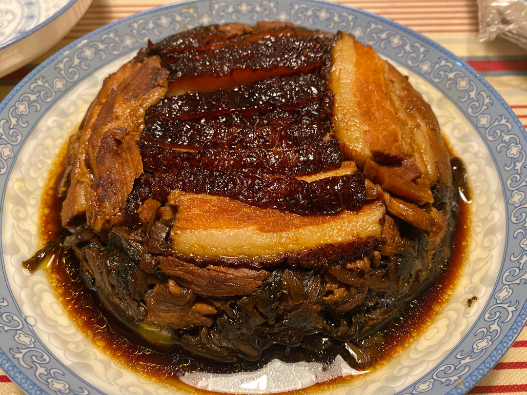 挑战难度之梅菜扣肉