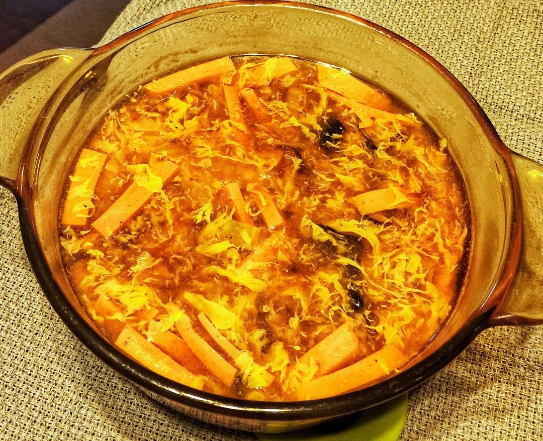 酸辣汤 Spicy & Sour Shredded Pork Soup