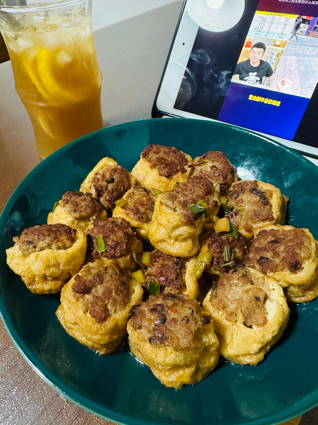 豆腐泡酿肉