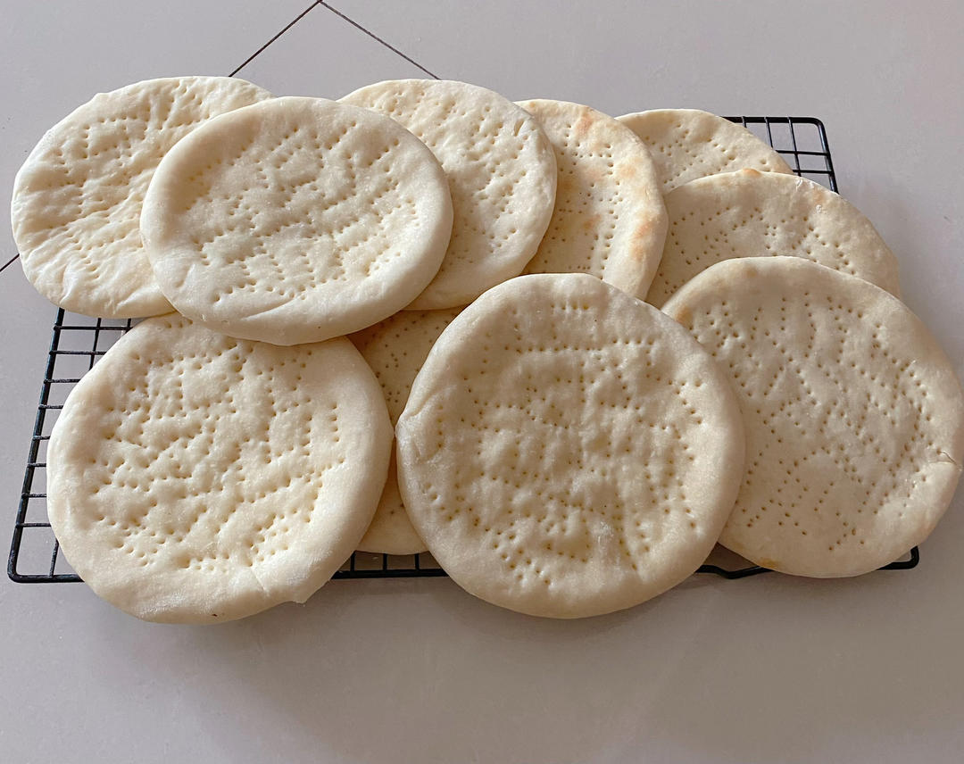 8寸披萨饼皮做法（🉑️厚🉑️薄，🉑️脆🉑️软）4张