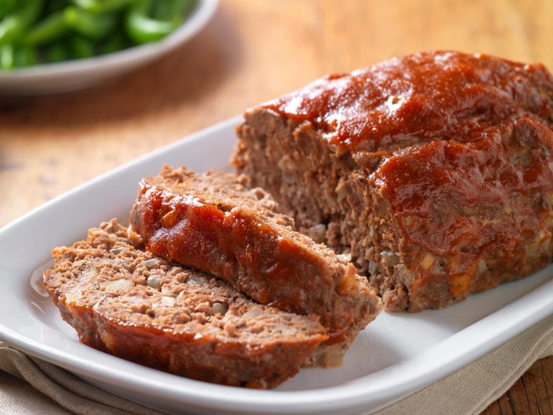 美式传统菜肉面包Meatloaf