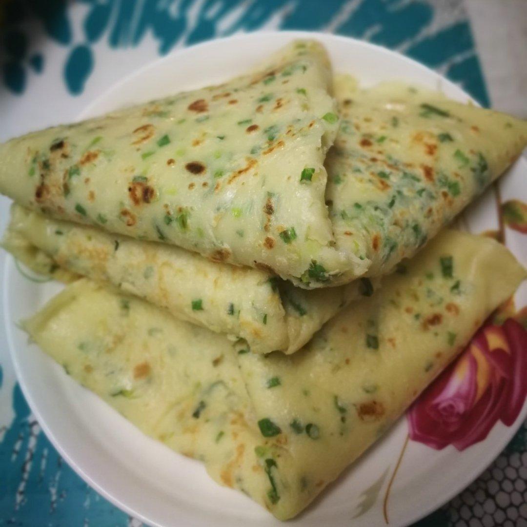培根香葱鸡蛋饼