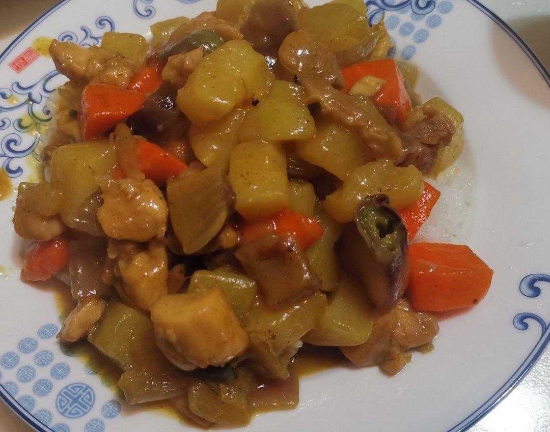 咖喱鸡肉饭
