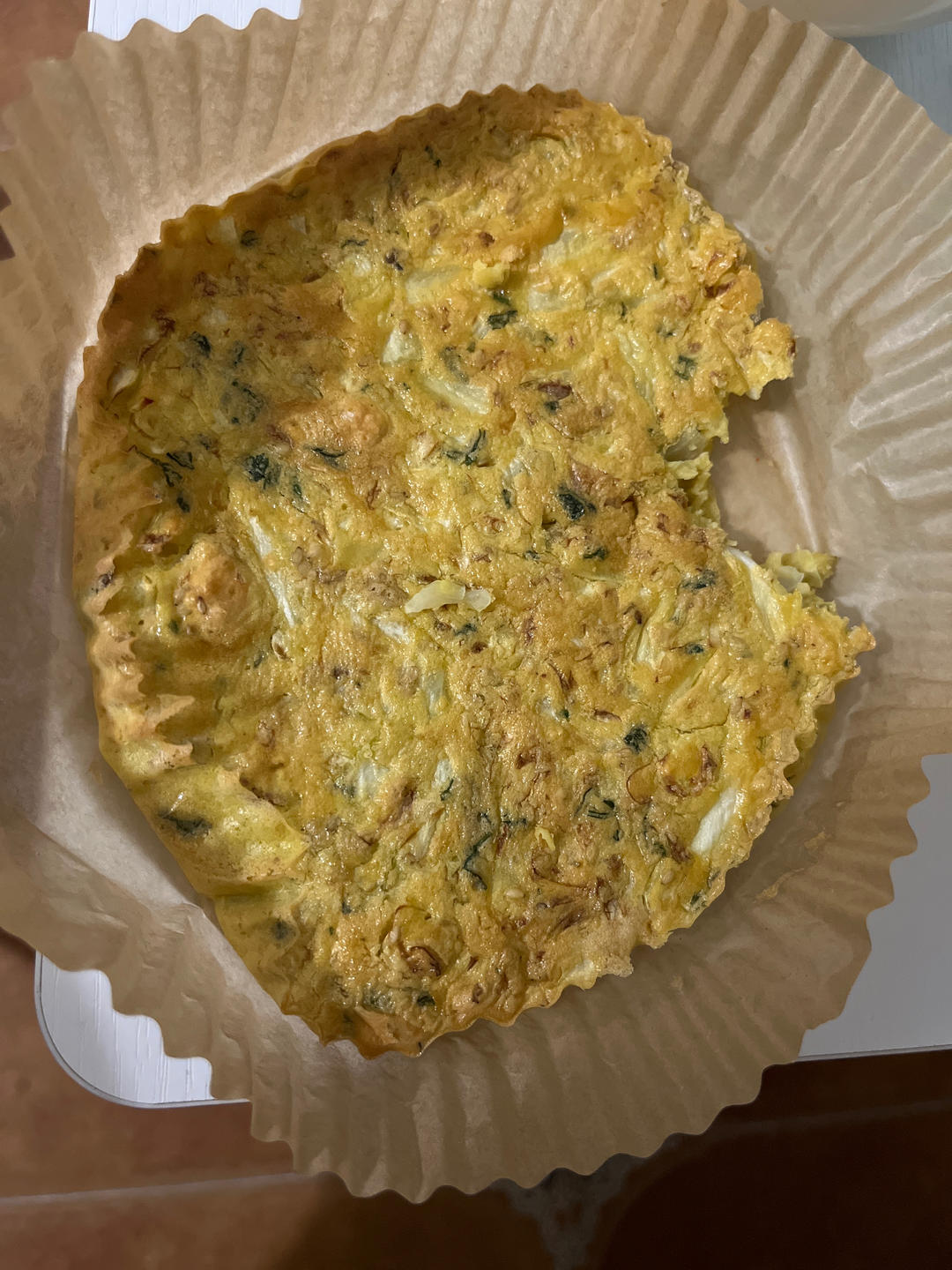 空气炸锅椒盐鸡蛋饼