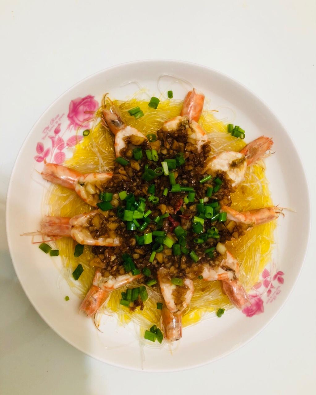 蒜蓉粉丝蒸虾