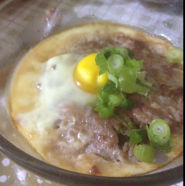 蛋蒸肉