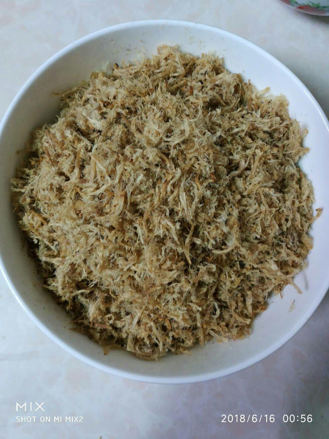 不用面包机的手工自制肉松（小时候的肉松味道）