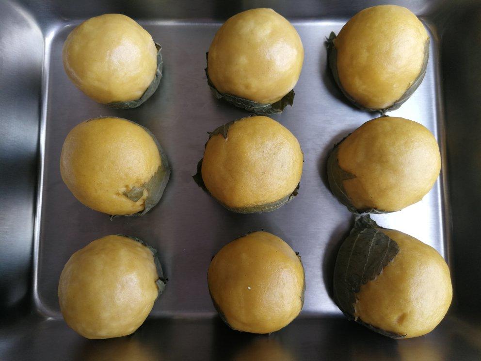 蟹小小厨做的粘豆包&豆沙包