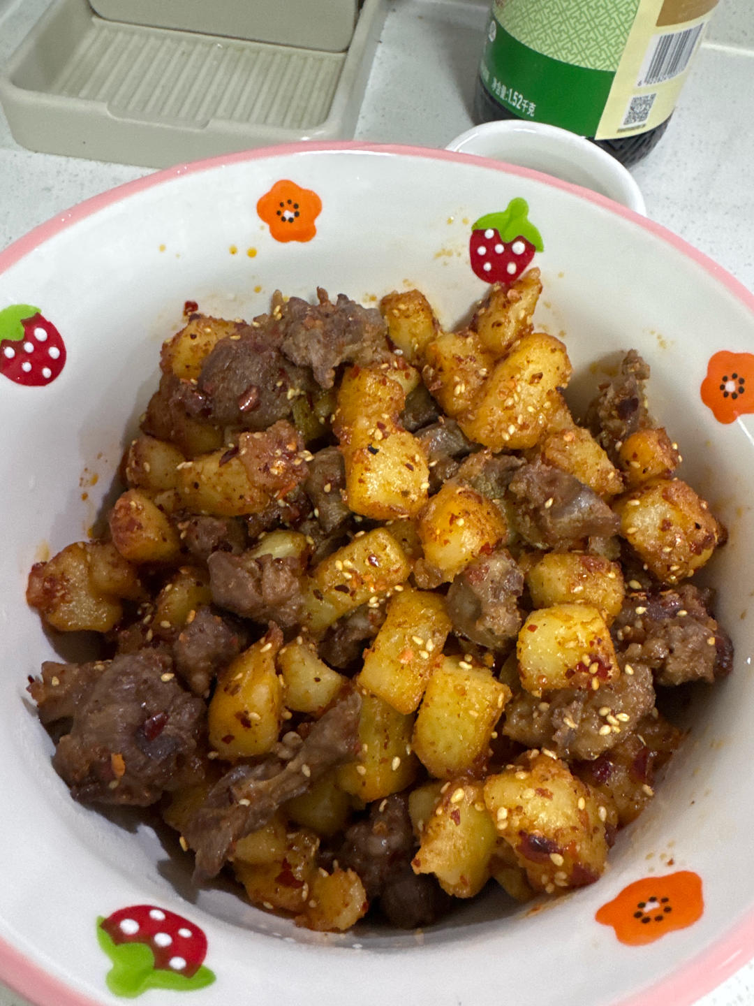 土豆炒牛肉