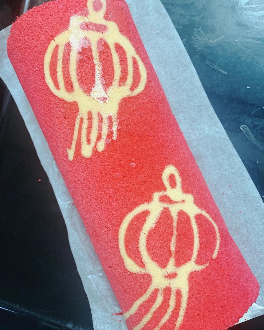 新年红灯笼蛋糕卷