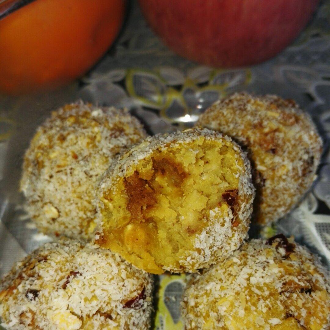 椰丝红薯燕麦球