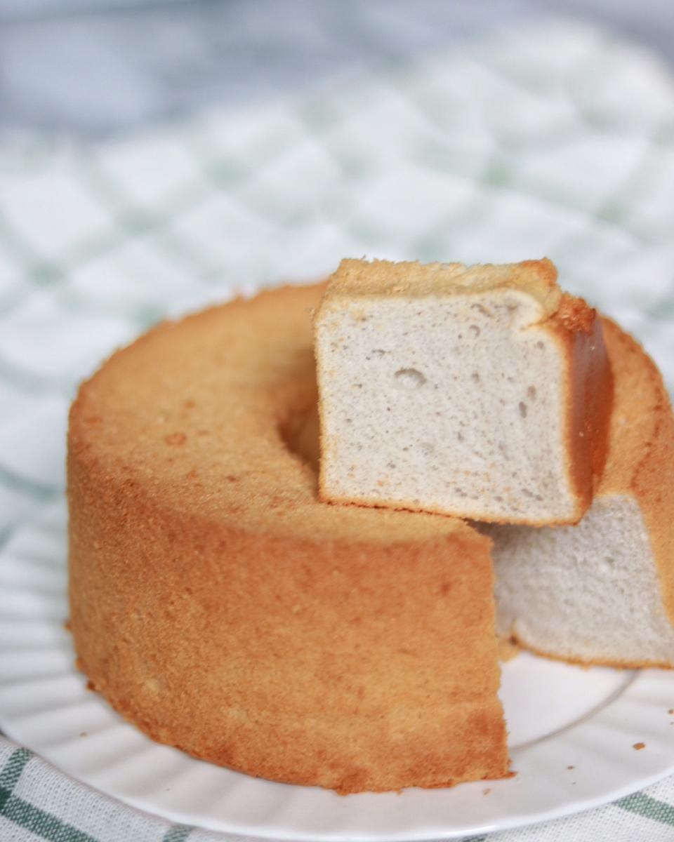 椰子芋头戚风蛋糕