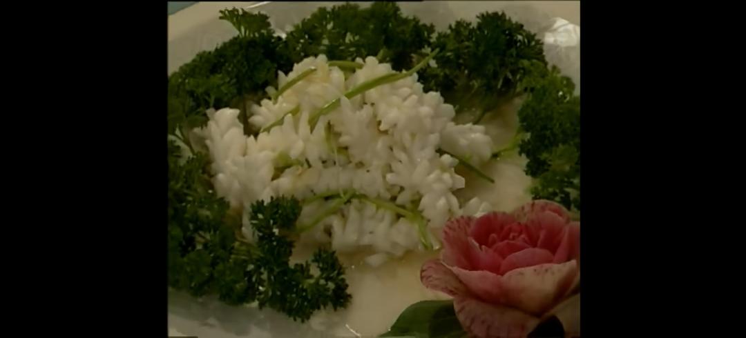 鲁菜芫爆鱿鱼卷